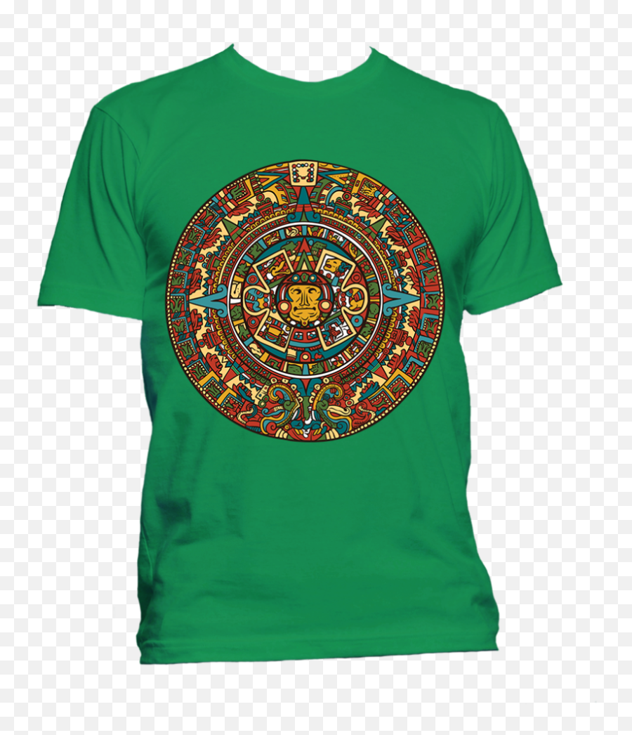 Mystery Of The Aztec Calendar - Navidad Boricua T Shirt Png,Aztec Calendar Png