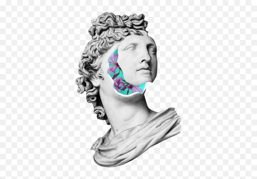 Statue Aesthetic Art Greekstatue Sticker By - Grunge Edgy Pink Aesthetic Png,Greek Bust Png