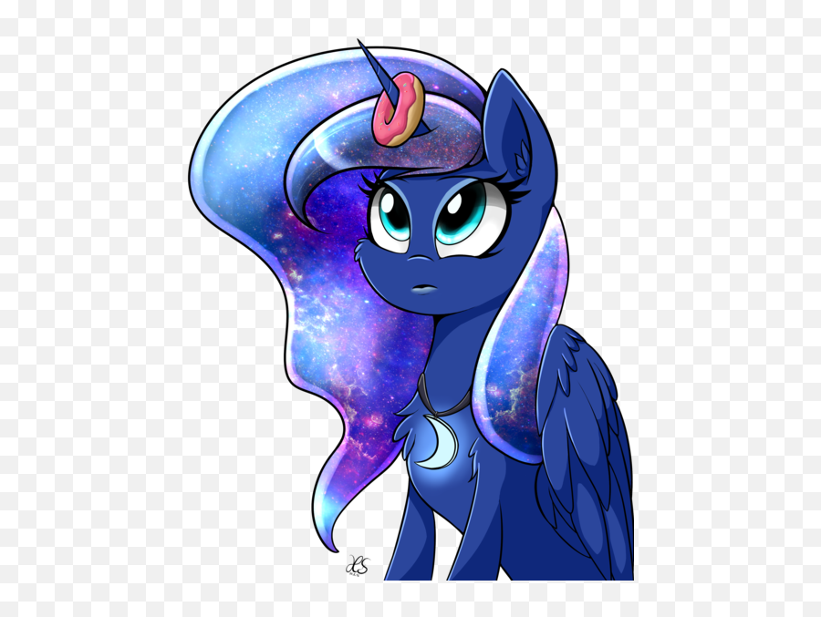 1221829 - Safe Artistho7y5hoxx Princess Luna Alicorn Mythical Creature Png,Horns Transparent