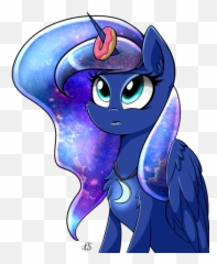 1221829 - Safe Artistho7y5hoxx Princess Luna Alicorn Mythical Creature Png,Horns Transparent