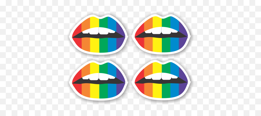 Pride Rainbow Pasties Stickers 4 - Packs For Adult Png,Rainbow Flag Transparent