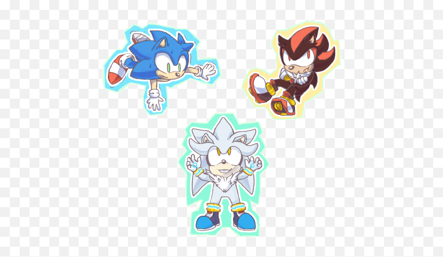 Sonic Hedgehog Gif - Sonic Hedgehog Shadow Discover U0026 Share Gifs Sonic Shadow And Silver Gif Png,Shadow The Hedgehog Transparent