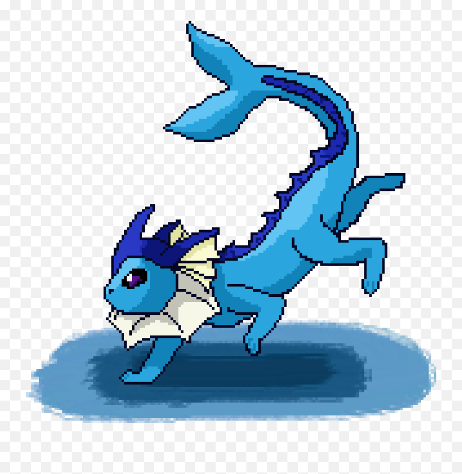 Pixilart - Vaporeon By Jadesteel Dragon Png,Vaporeon Transparent