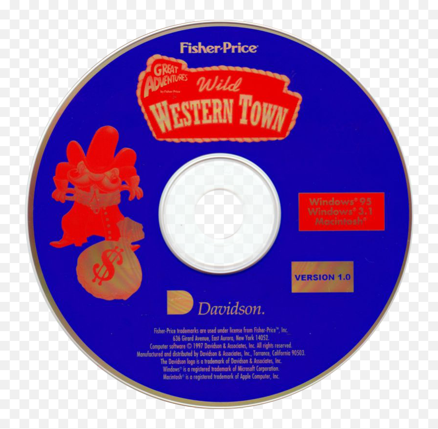 Wild Western Town - Optical Disc Png,Fisher Price Logo