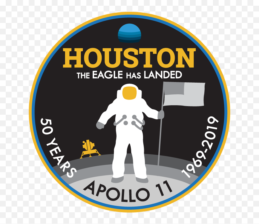 Apollo 11 Anniversary Patch Design - Happy 50th Anniversary Apollo 11 Png,Nasa Logo Transparent Background