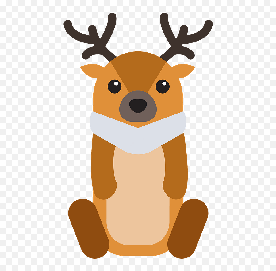 Baby Deer With Antlers Clipart Free Download Transparent Png Reindeer