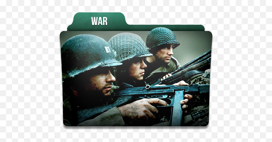 War Folder Icon - War Movies Folder Icon Png,One Piece Folder Icon