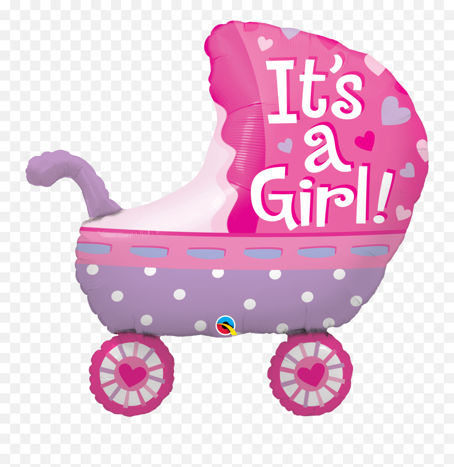Packaged Its A Girl Baby Stroller - Baby Shower Its A Girl Png,It's A Girl Png