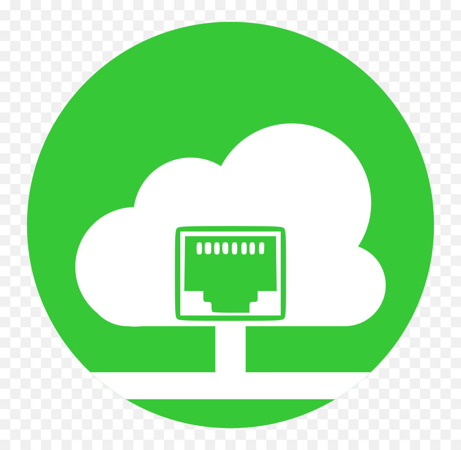 Ethernet Cloud Computing Computer - Cloud Computing Icon Green Png,Computer Network Icon