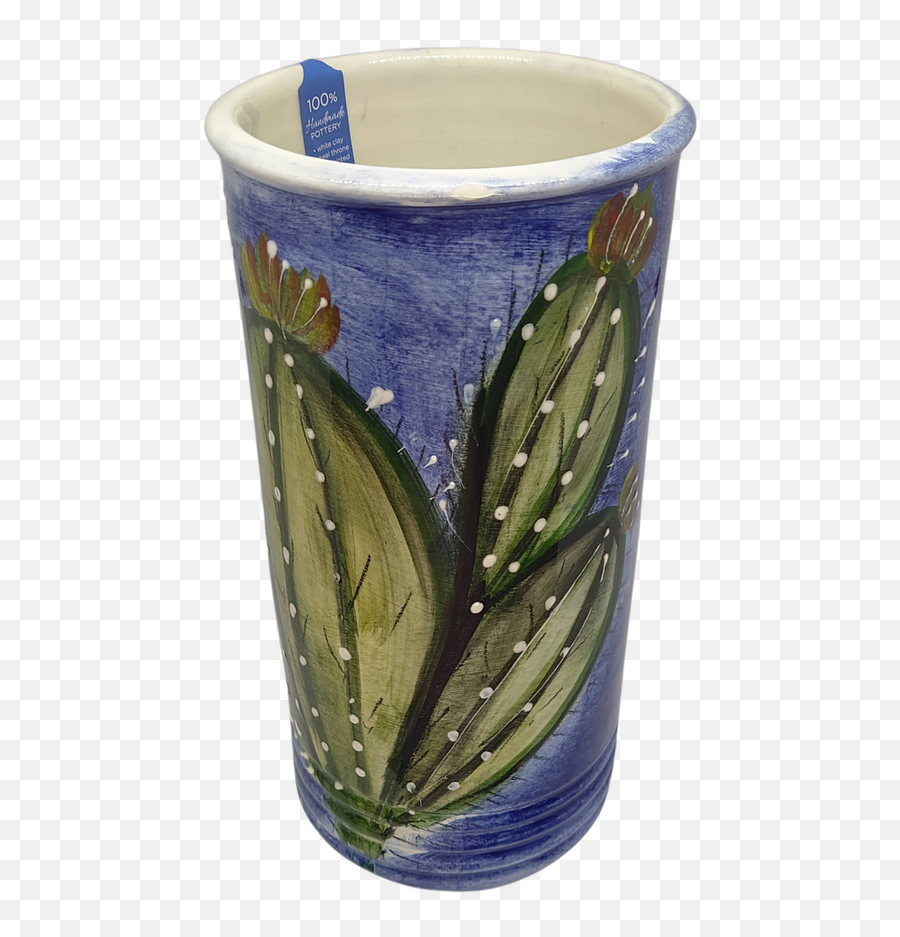 Ceramic Cylindrical Vase Prickly Pear Png Nektarios Icon