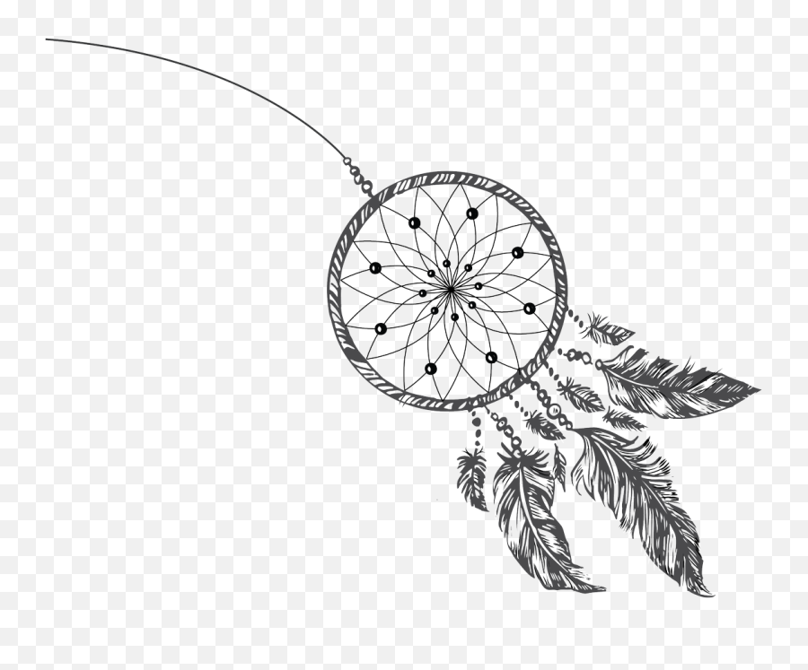 Nordnorway Designs - Dream Catcher Png Black And White Png Transparent Black And White Background Dream Catcher Clipart,Dream Catcher Png