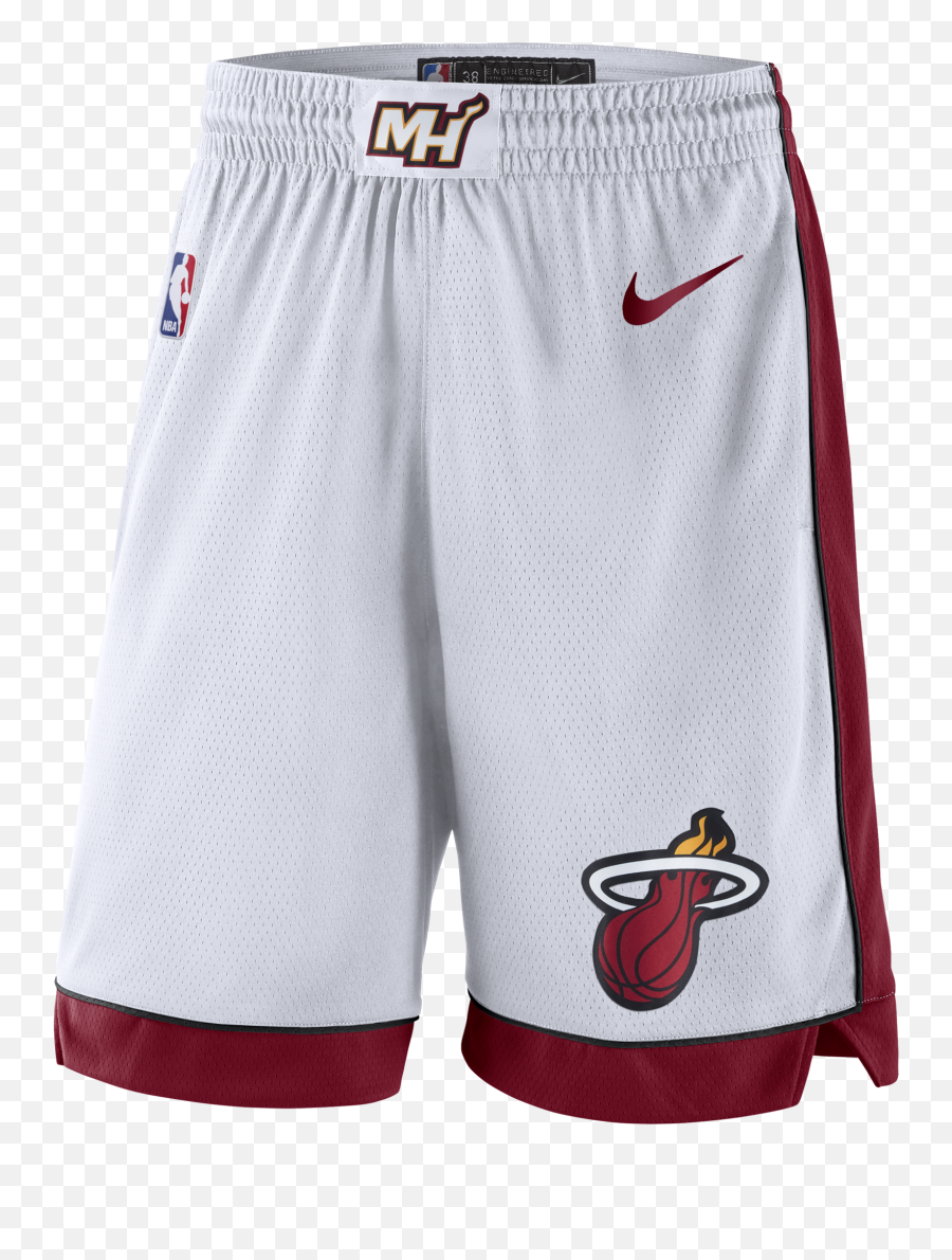 Men Shorts U2013 Miami Heat Store - Nike Swingman Shorts Heat Png,Nike Icon Mesh Shorts