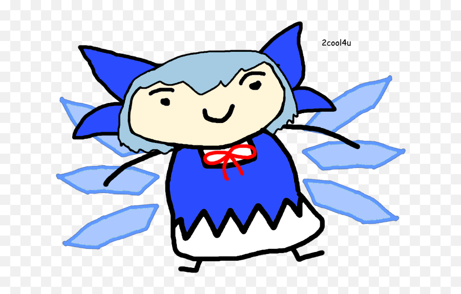 Drawing Skills Cute Anime Character - Cirno Drawing Png,Flandre Scarlet Icon