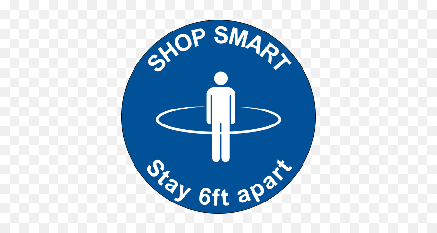 Other Public Safety Equipment Floor Markers Virus - Shop Smart Stay 6ft Apart Png,Tingley Icon Rain Gear