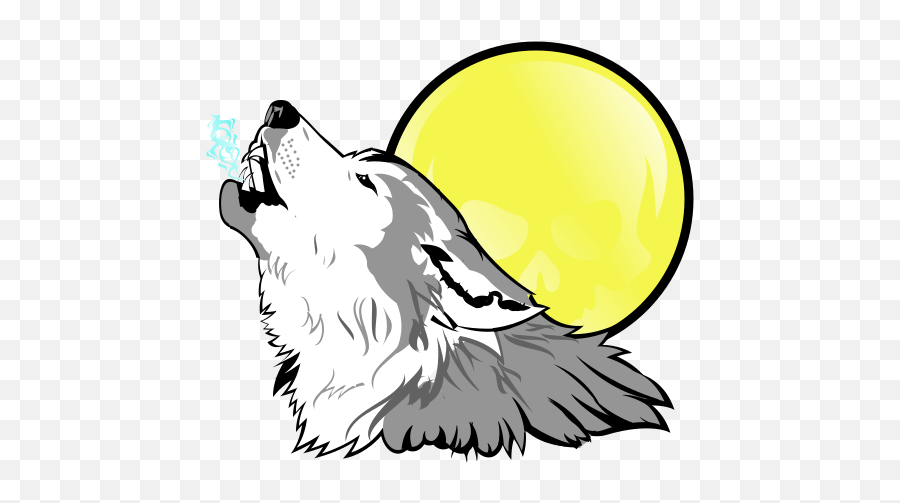Mighty Howling Wolf - Crew Emblems Rockstar Games Social Club Full Moon Png,Wolves Icon