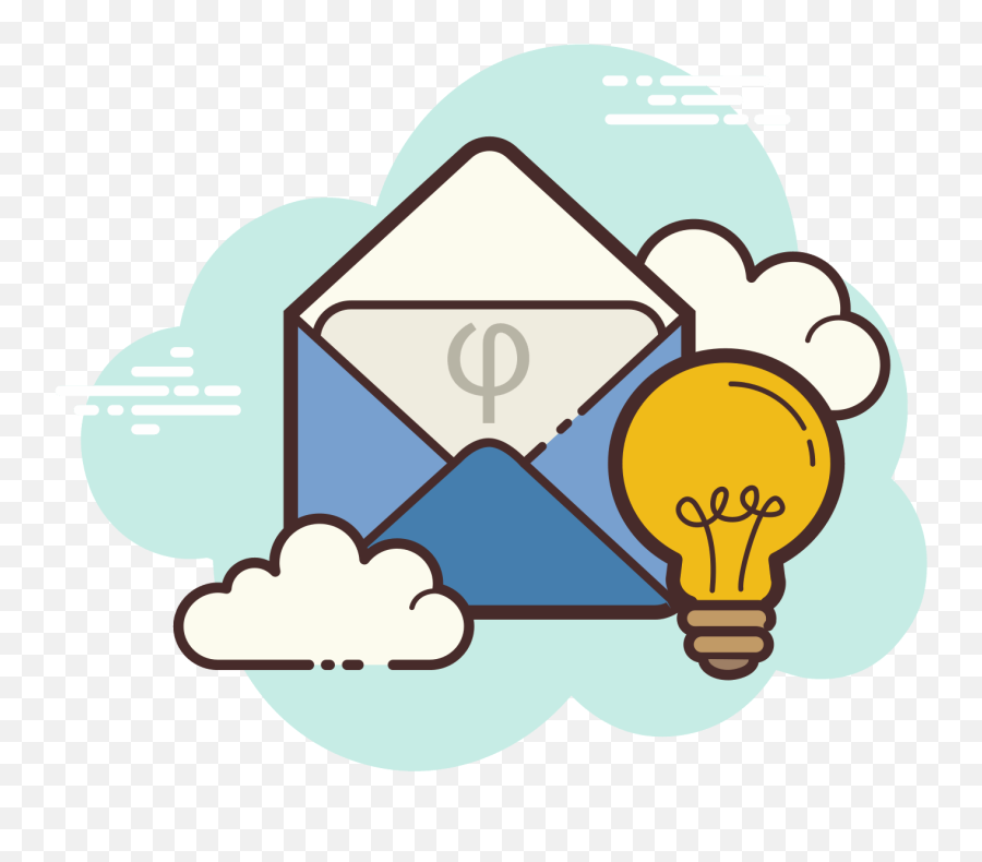 Download Hd Open Envelope Idea Icon - Philosophy Clipart Png,Idea Icon Png