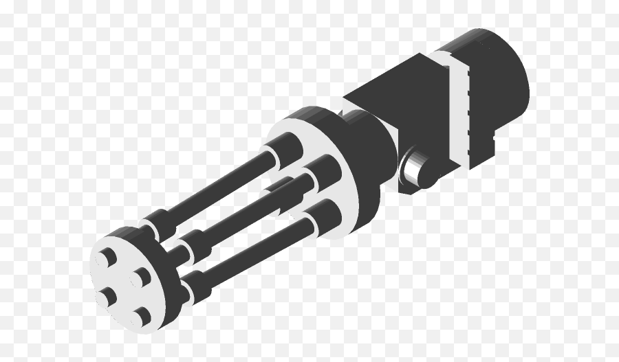 Burst Cannon 3d Cad Model Library Grabcad - Cylinder Png,Minigun Icon