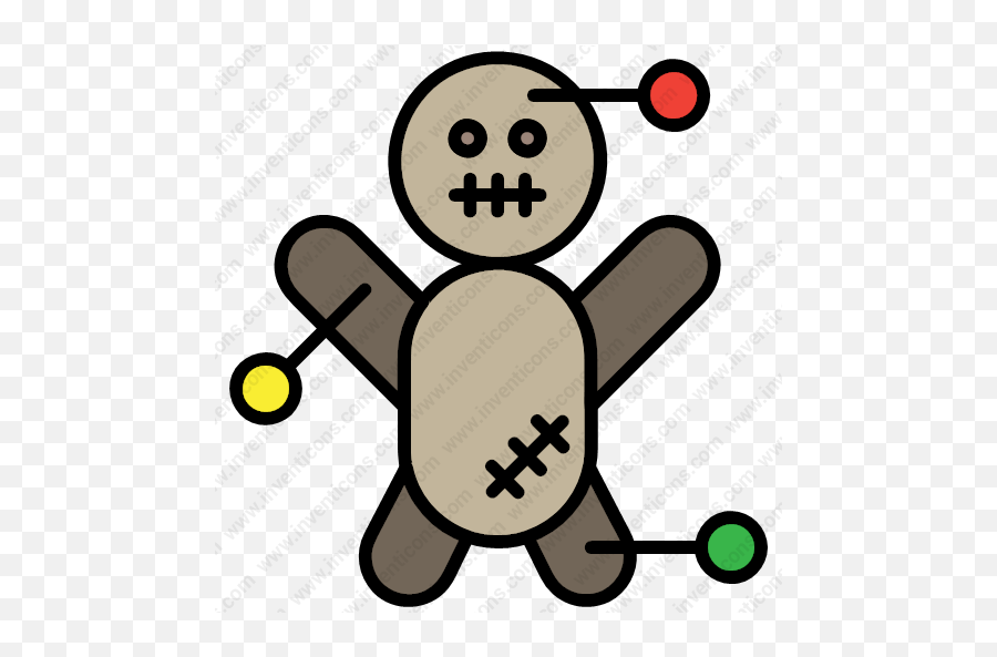 Download Voodoo Doll Vector Icon Inventicons - Dot Png,Doll Icon