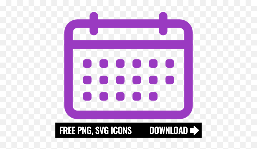 Free Purple Calendar Icon Symbol Png Svg Download - Client Icon,Google Calendar Icon