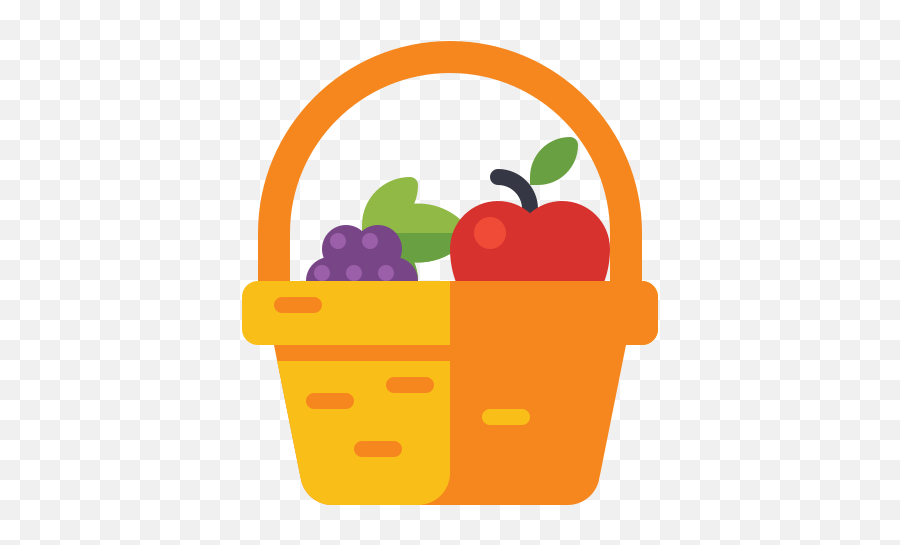 Gift Basket - Free Food Icons Fruit Basket Icon Png,Basket Icon Png