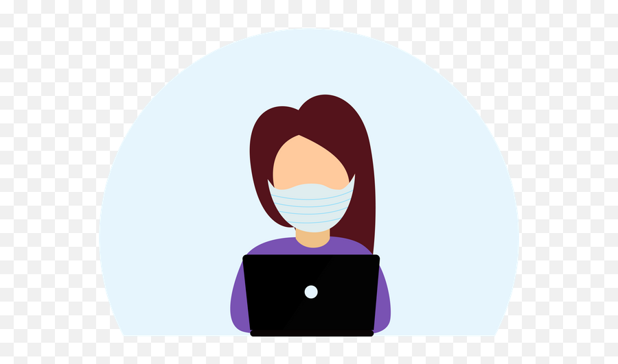 Best Premium Businesswoman Working From Home Illustration - Smart Device Png,Work At Home Icon