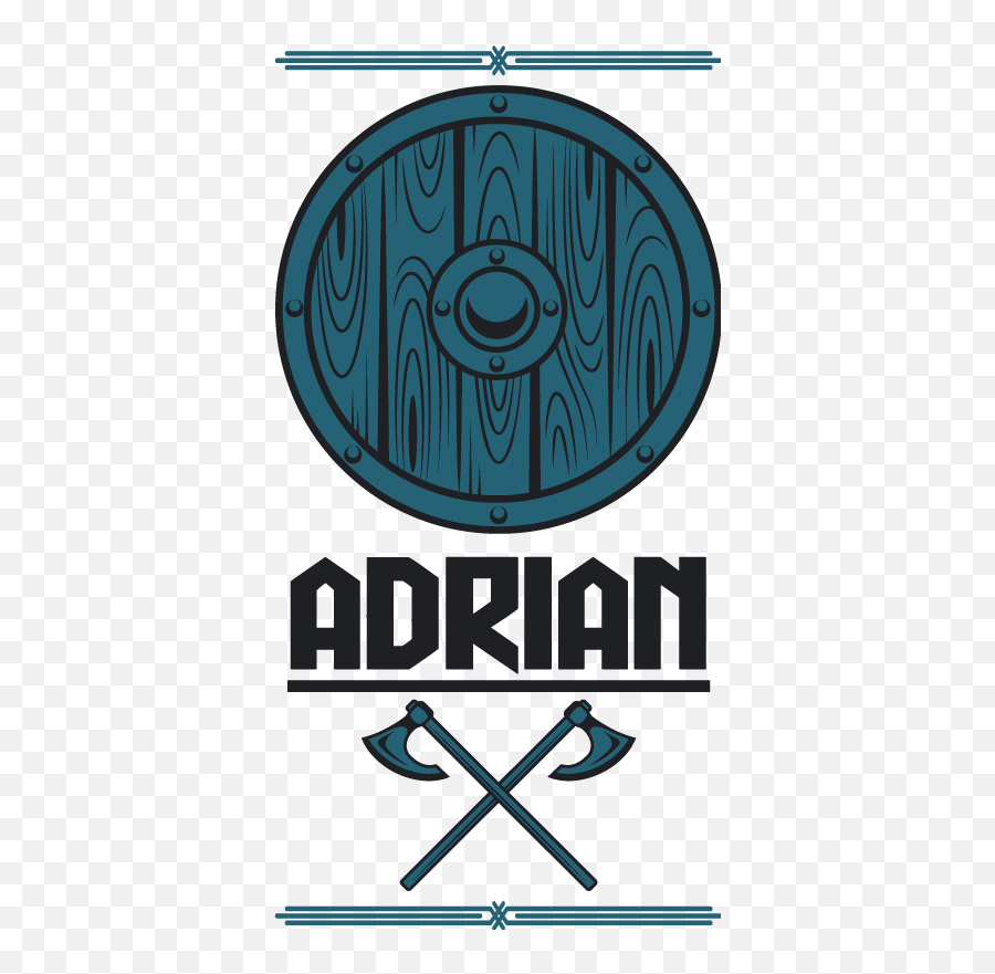 Nordic Viking Shield Personalized Religion Decal - Language Png,Viking Shield Icon