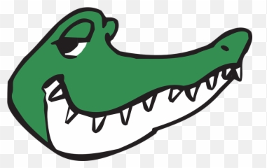 Alligator Head Smile - Free Vector Graphic On Pixabay Cartoon Alligator Head Png,Gator Png