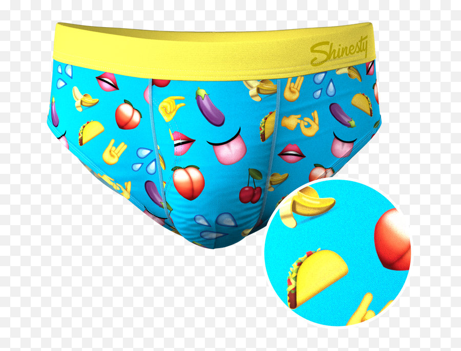 The Innuendo Emoji Ball Hammock Pouch Underwear Briefs - For Teen Png,Emoji Icon Cheats Level 20