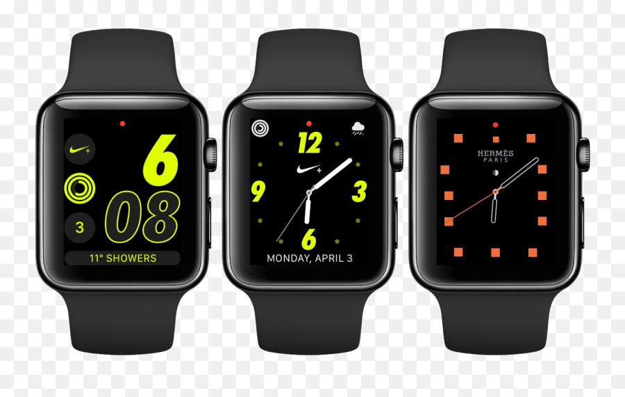 How To Get The Hermès And Nike Watch Faces - Change Move Goal On Apple Watch Png,Watch Transparent Background
