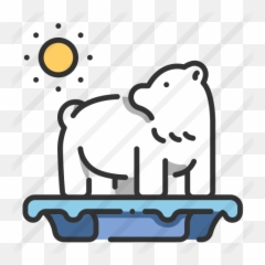 Melting - Arctic Ice Icon png