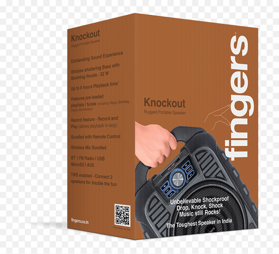 Fingers Knockout Party Speaker Indiau0027s Toughest - Carton Png,Knockout Png