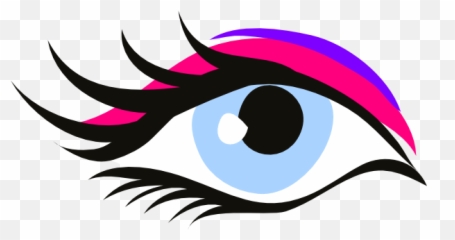 Free Cartoon Eyelashes Png Download Clip Art - Vector Logo Lashes