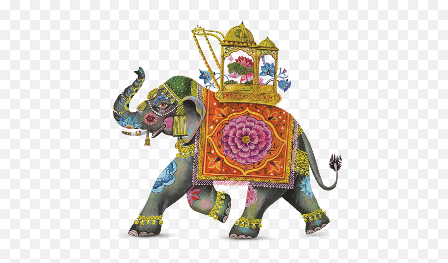 Indian Wedding Logos Png Image - Wedding Indian Elephant Art,India Png