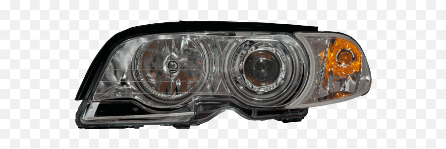 Details About Projector Headlights Lhd For Bmw E46 Coupe Cabrio - 0801 Ccfl Rings Indicator Headlamp Png,Transparent Fog Gif