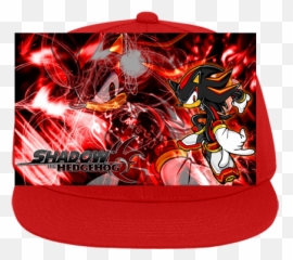 Shadow The Hedgehog Flat Bill Fitted Hats - png