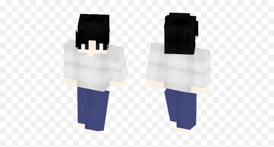 Download L - Death Note Minecraft Skin For Free Edward Elric Minecraft Skin Png,Death Note Png