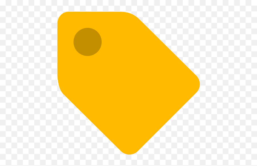 Label Icon - Price Tag Yellow Png,Price Tag Png