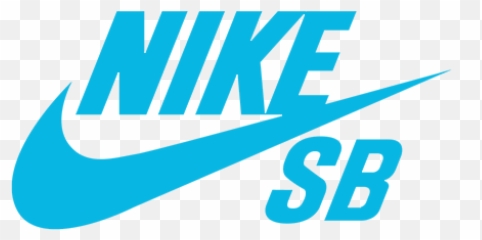 blue nike logo png