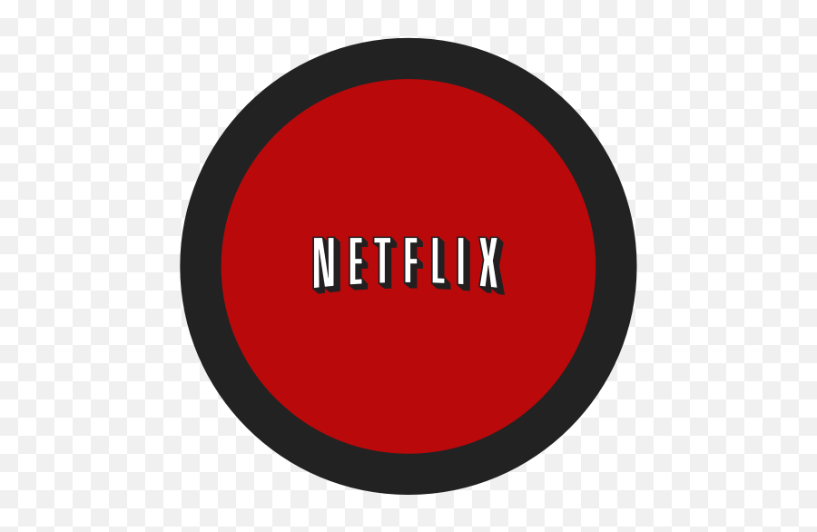 Netflix round logo transparent PNG - StickPNG