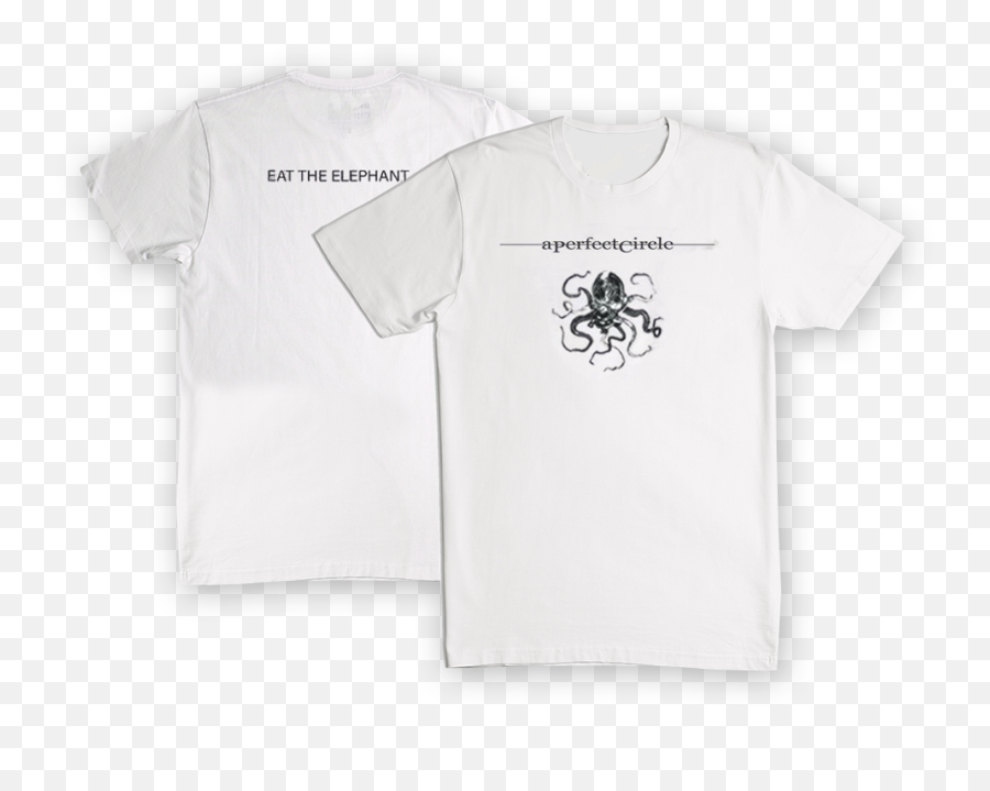 Eat The Elephant White T - Shirt Limited Edition Active Shirt Png,Perfect Circle Png