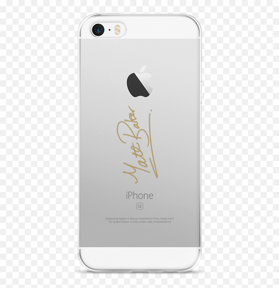 Signature Iphone Cover Matt Png Back