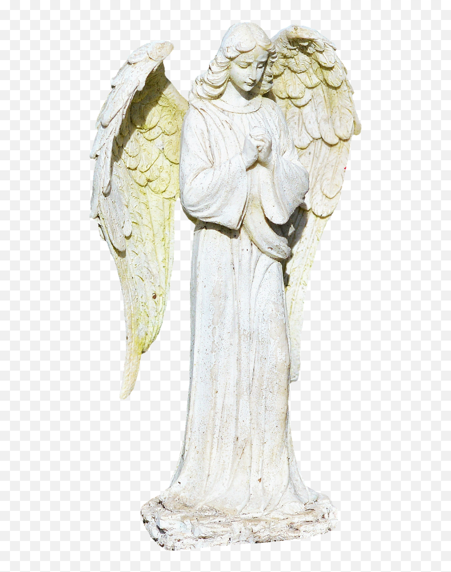 Angel Sculpture Statue - Carving Png,Angel Statue Png