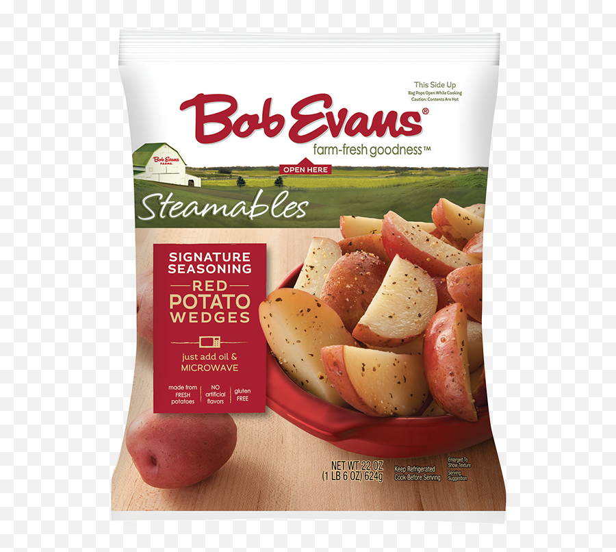 Bob Evans Signature Seasoning Red Potato Wedges - Bob Evans Png,Potatoes Png
