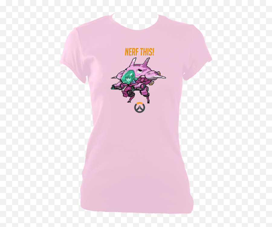 Du2019va Nerf This Overwatch Fan Tshirt - Cartoon Png,D.va Png
