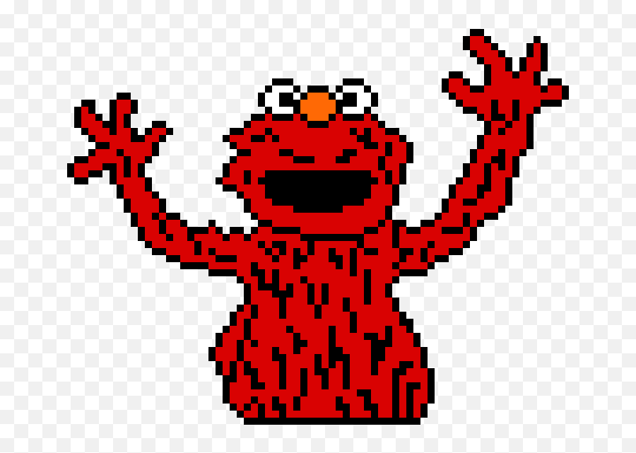 Elmo Pixel Art Maker - Cartoon Png,Elmo Png