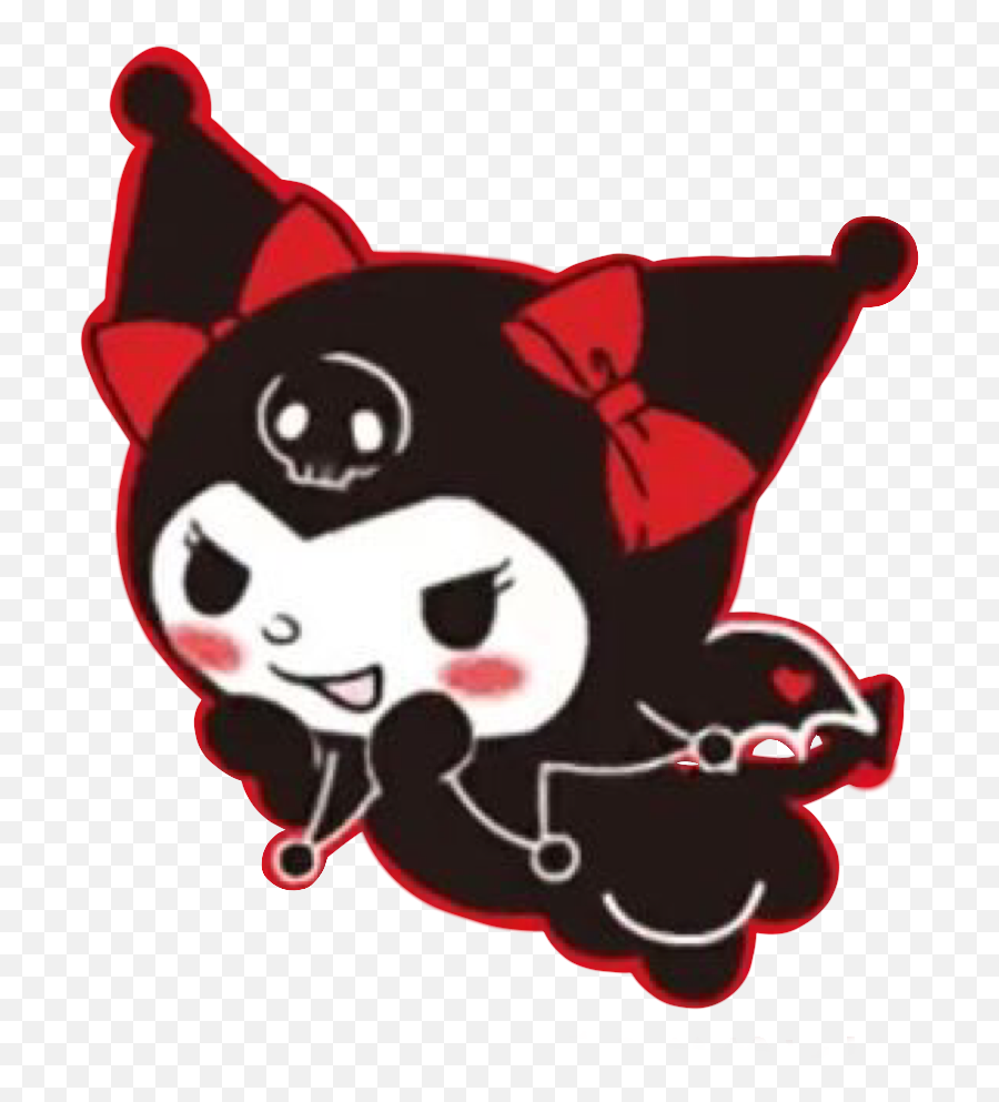 I Made This Transparent Kuromi Kuromisticker Sanrio Clipart - Red Kuromi Png,Becky G Png