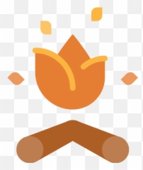 Bonfire Camping Png Icon - Clip Art,Camping Png