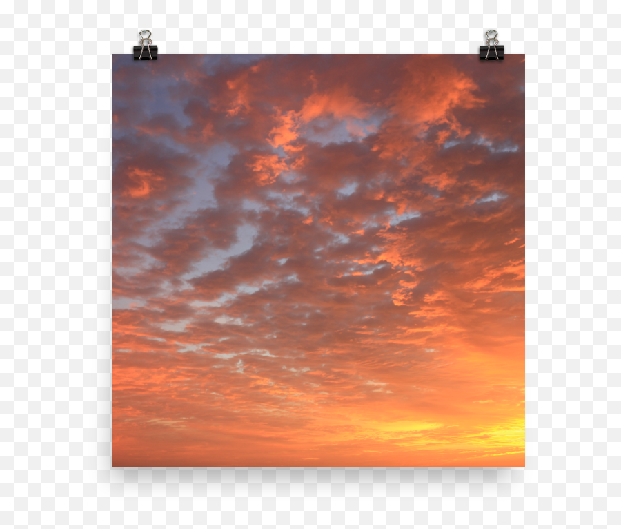 Sunrise Cloudscape - Poster Russell The Destroyer Metal Still Life Png,Sunrise Transparent