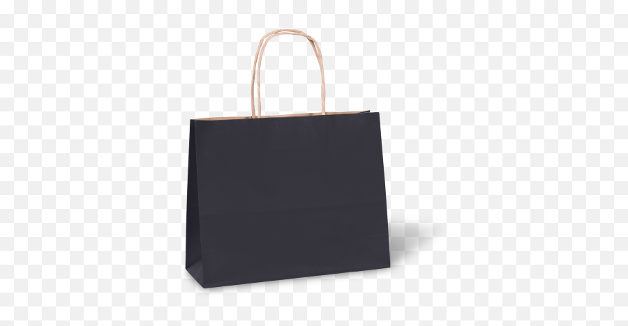 Black 11 Medium Petite Paper Twist Handle Bag Carry Bags - Tote Bag Png,Paper Bag Png