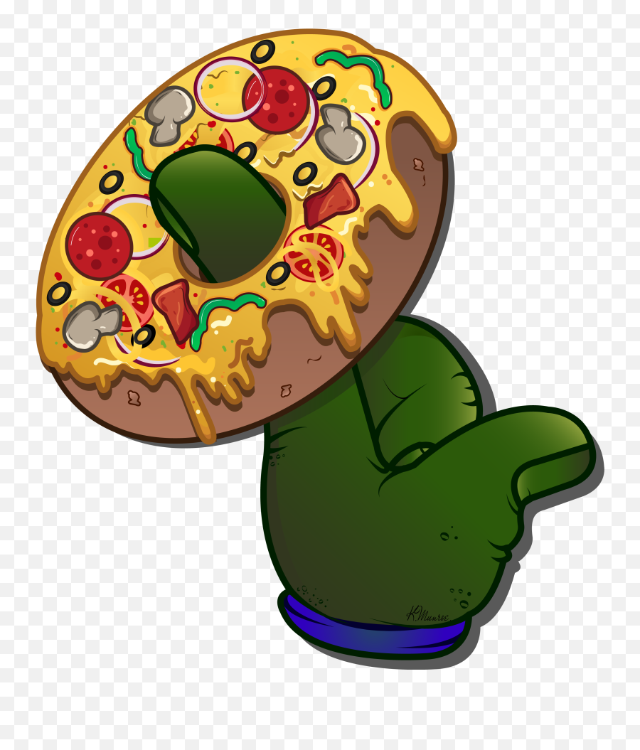 Cartoon Donut - Pizza Donut Png Download Original Size Pizza Donut Png,Pizza Cartoon Png
